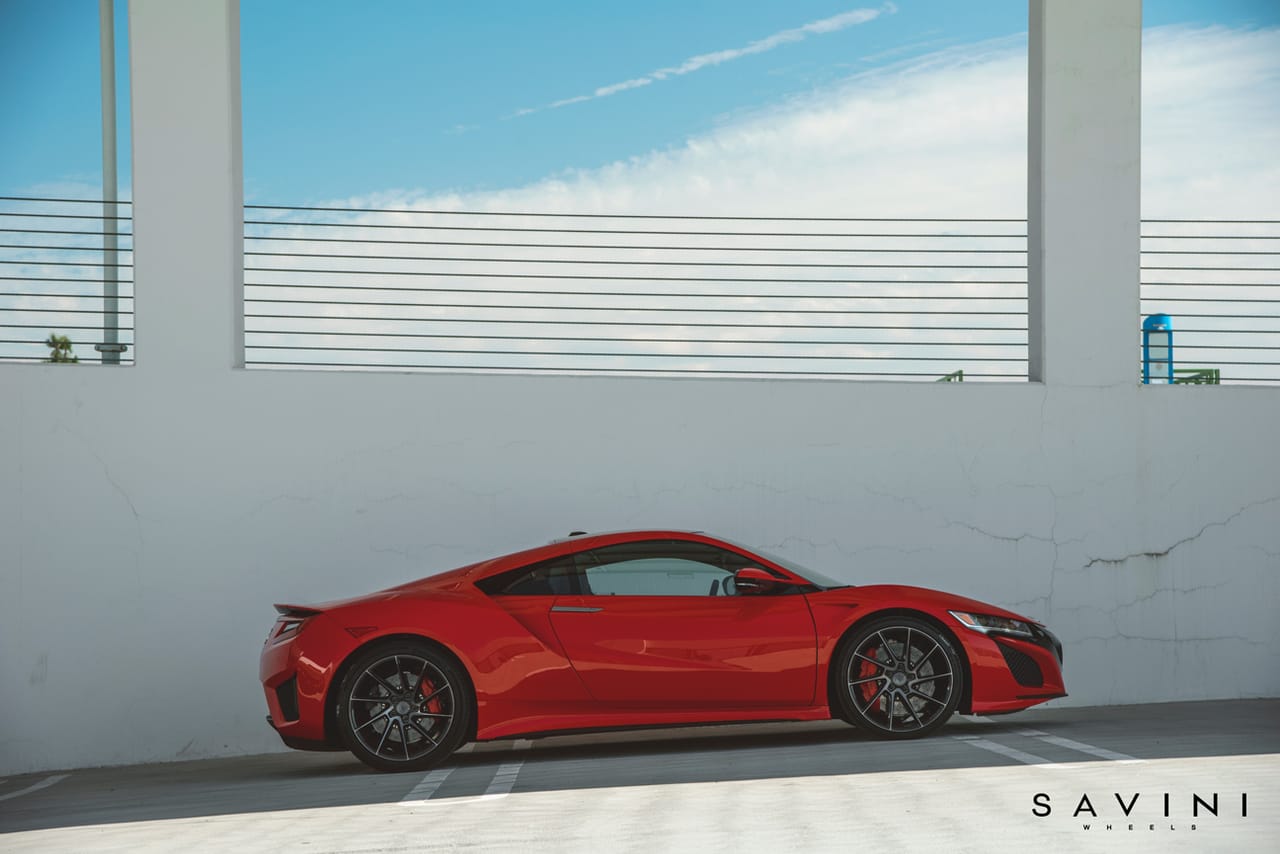 ACURA NSX on Savini forged wheels