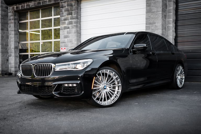 BMW 750LI on Savini forged wheels