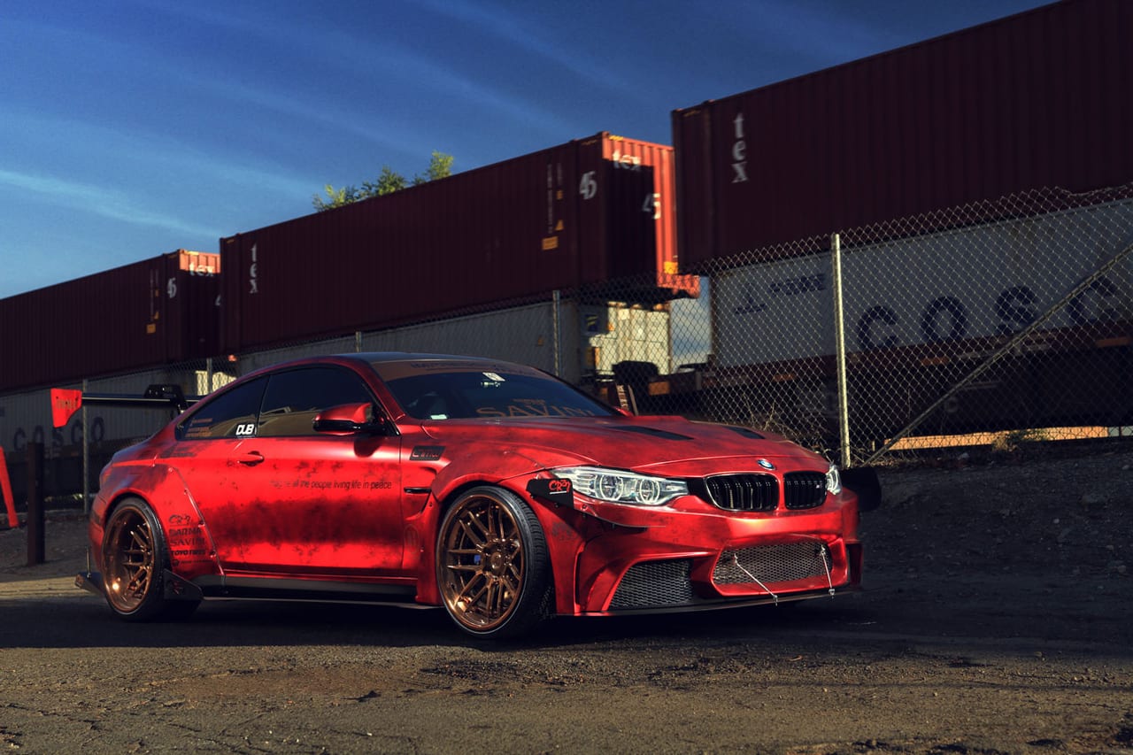 BMW M4 on Savini forged wheels