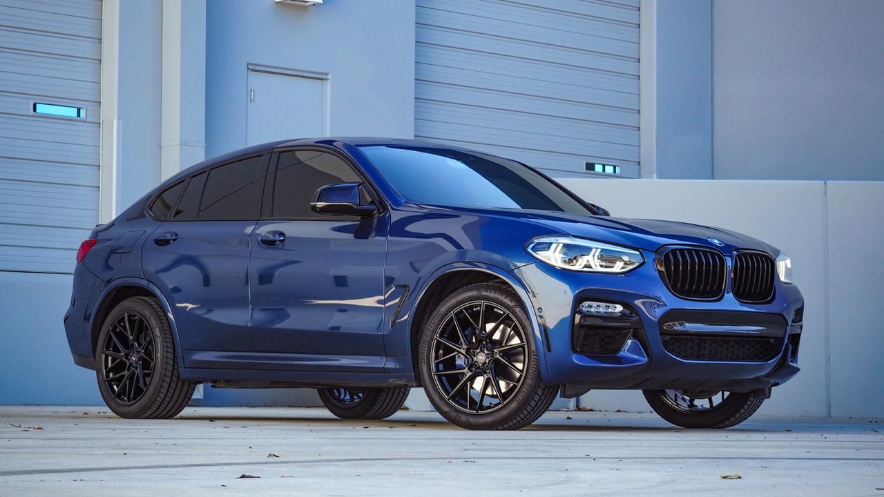BMW X4 on Savini forged wheels