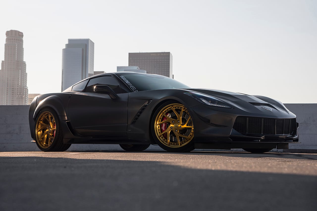 CHEVROLET CORVETTE C7 Z06 on Savini forged wheels