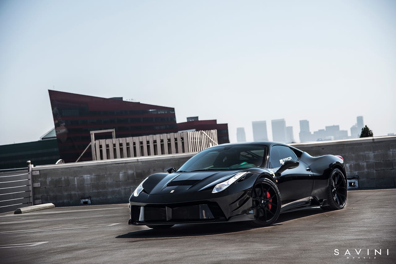 FERRARI 458 on Savini forged wheels