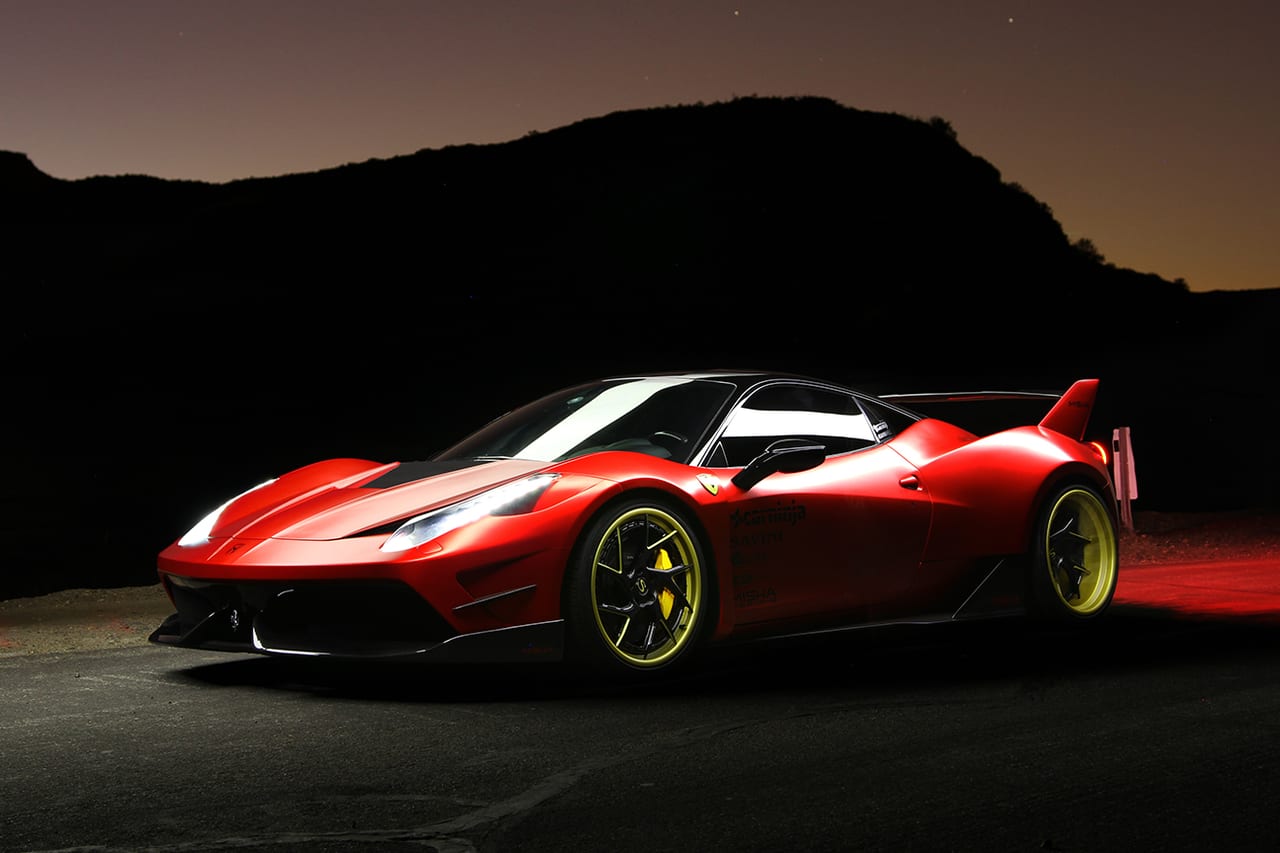 FERRARI 458 on Savini forged wheels