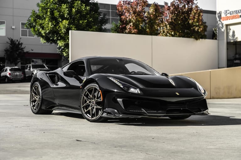 FERRARI 488 on Savini forged wheels