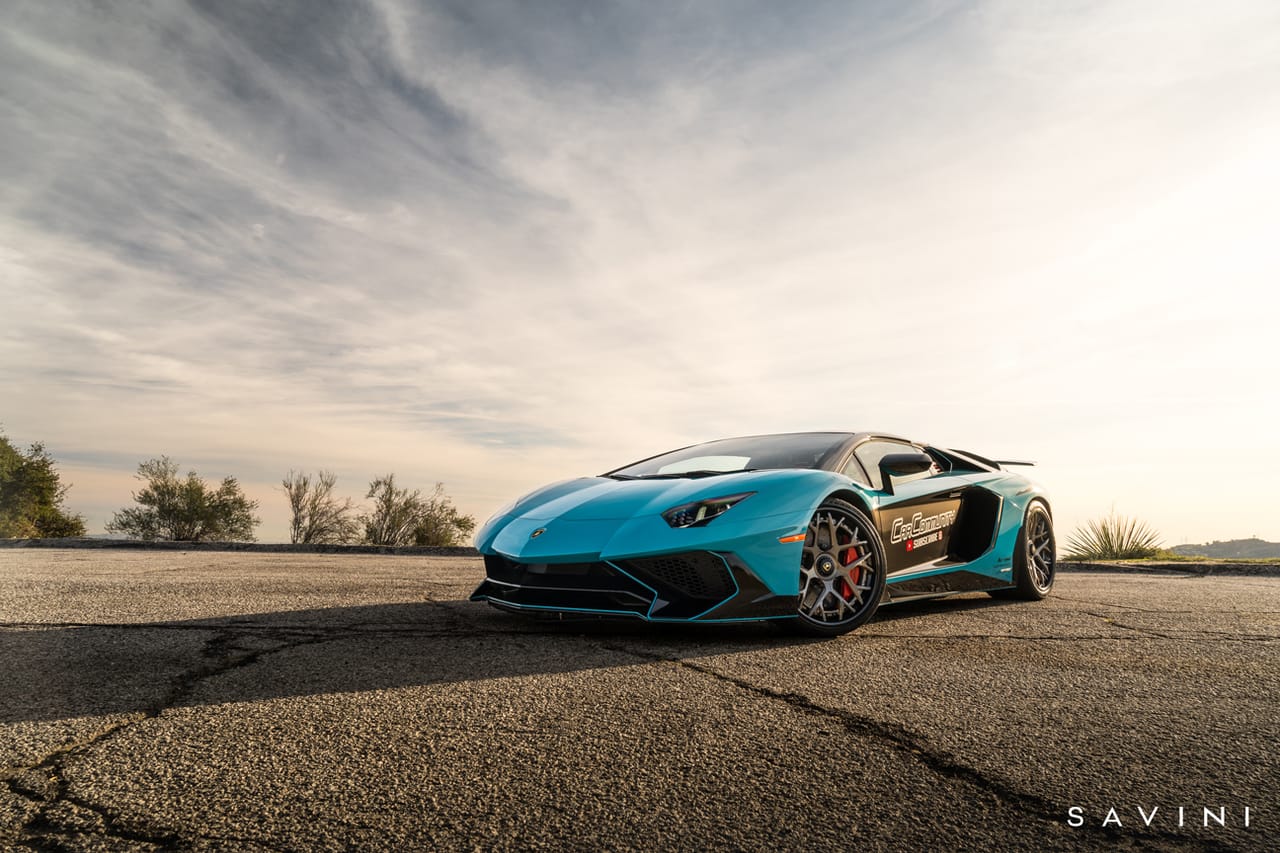 LAMBORGHINI AVENTADOR on Savini forged wheels