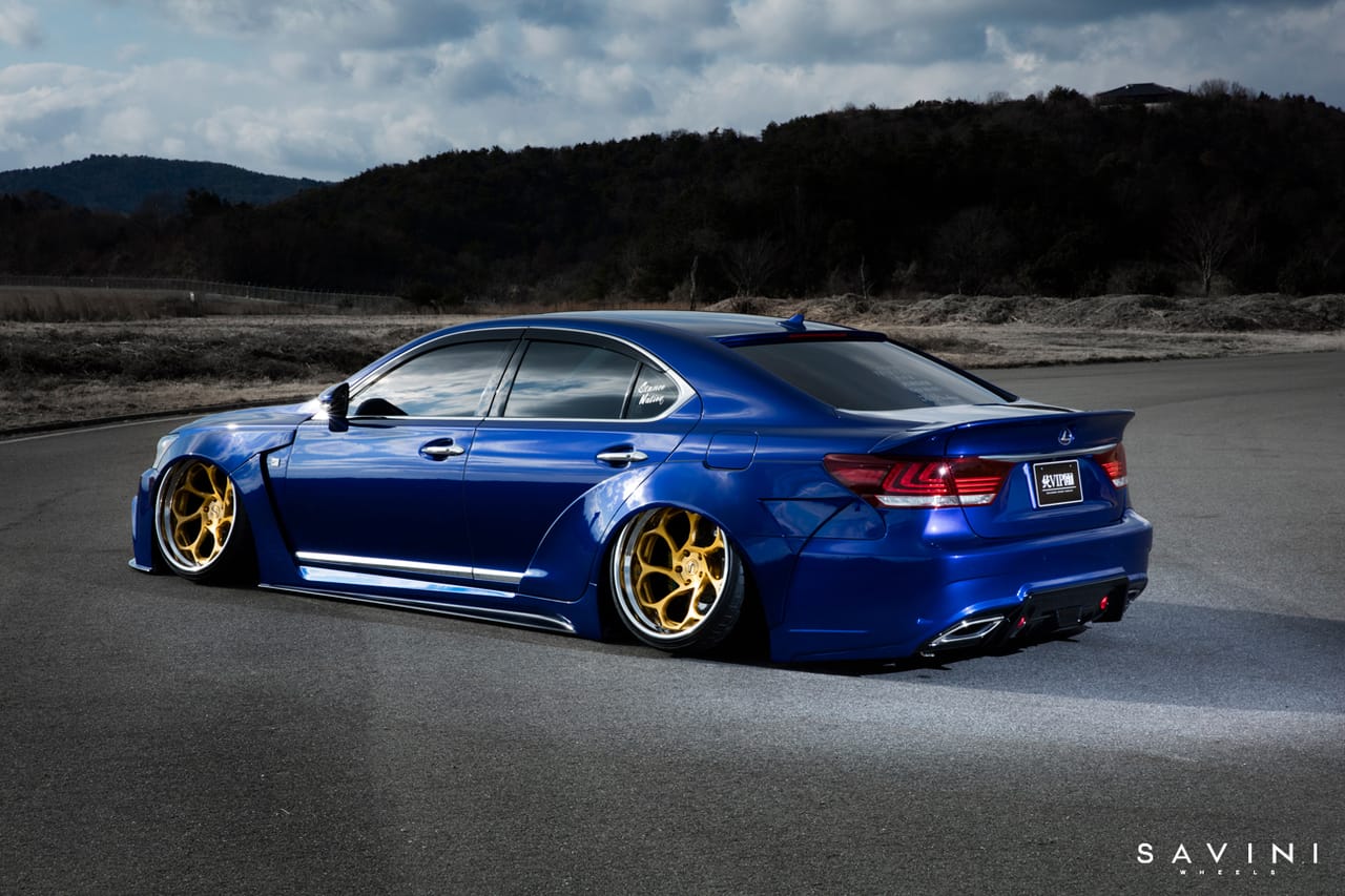 LEXUS LS460 on Savini forged wheels