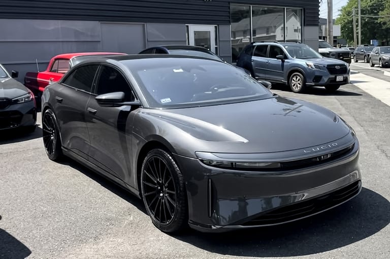 LUCID AIR on Savini forged wheels