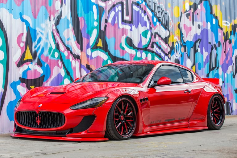 MASERATI GRANTURISMO on Savini forged wheels