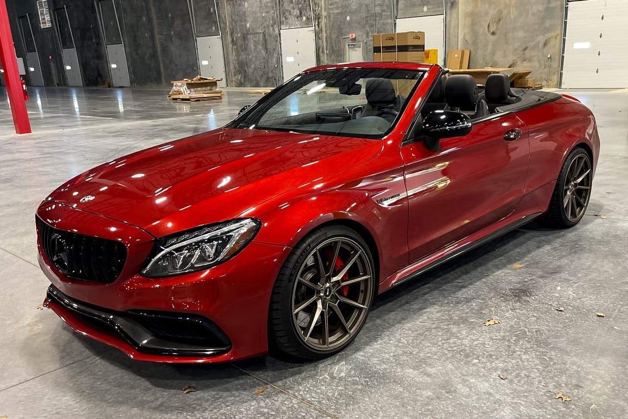 MERCEDES C63 on Savini forged wheels
