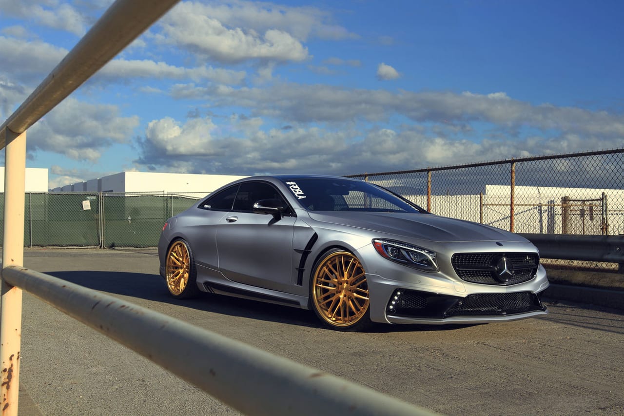 MERCEDES S550 on Savini forged wheels