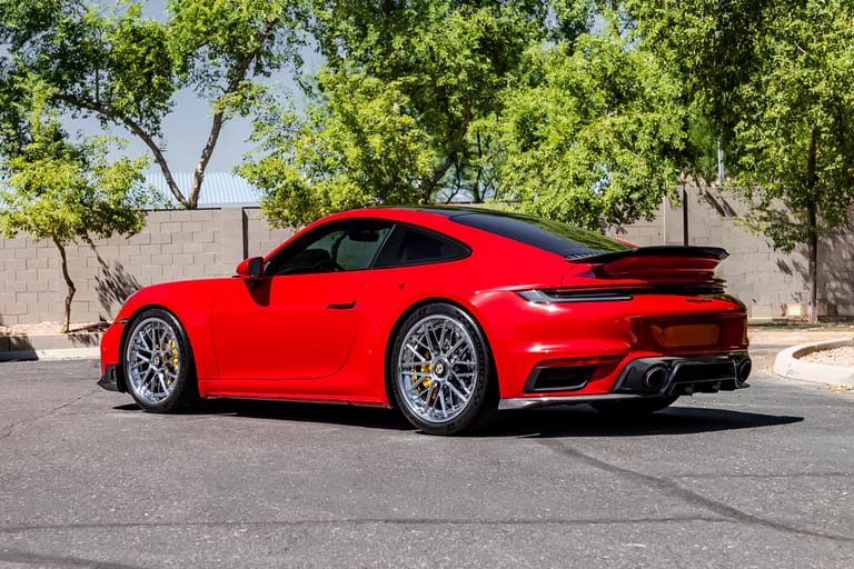 PORSCHE 911 TURBO S on Savini forged wheels