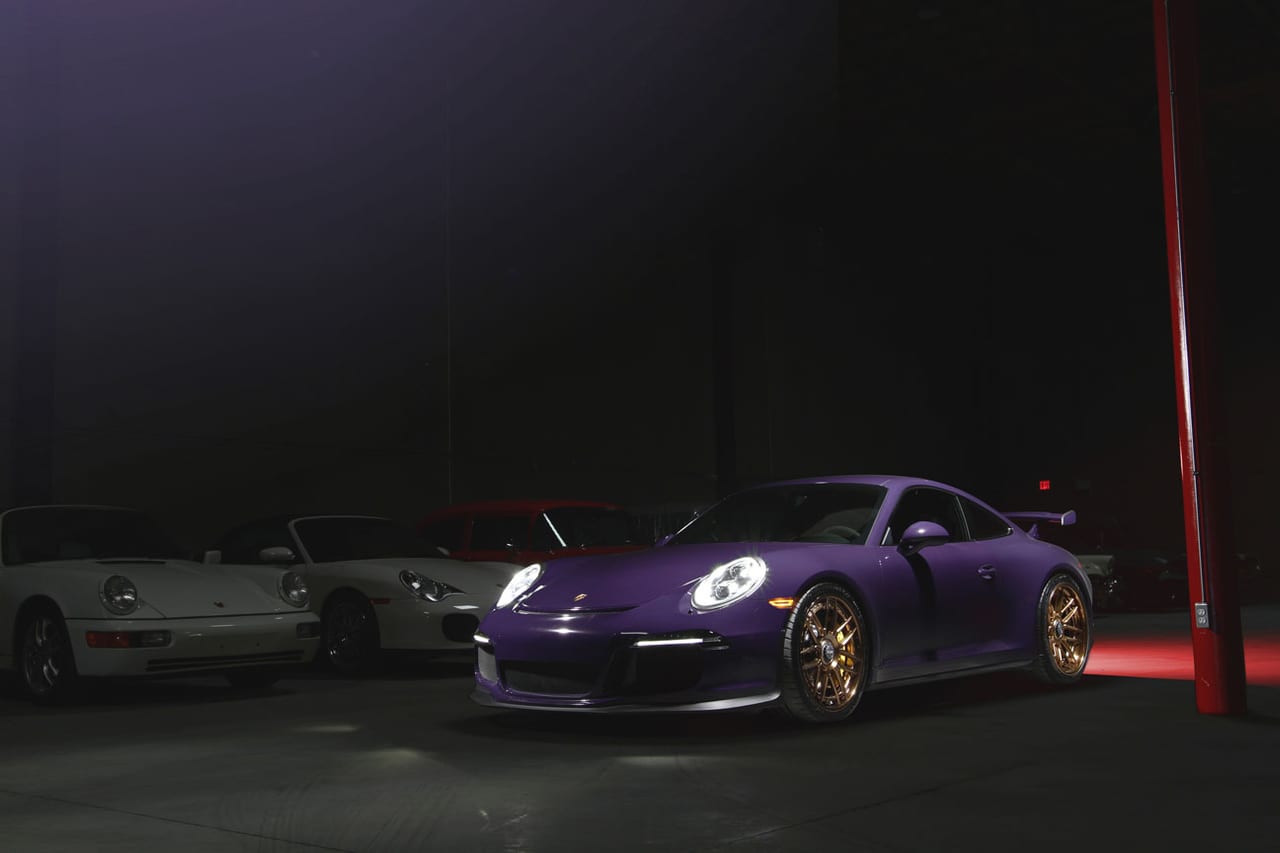 PORSCHE GT3 on Savini forged wheels
