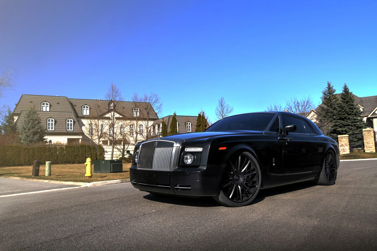 ROLLS-ROYCE PHANTOM on Savini forged wheels