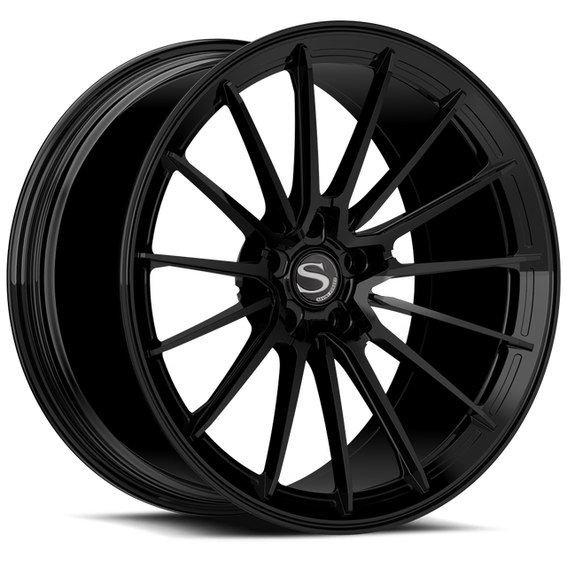 Savini R2 in brushed · gloss black with double dark tint
