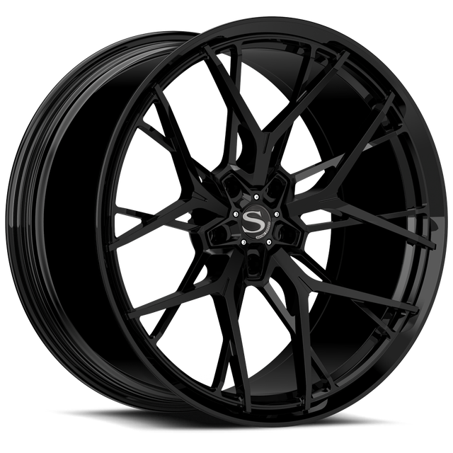 Savini R3 in brushed · gloss black with double dark tint