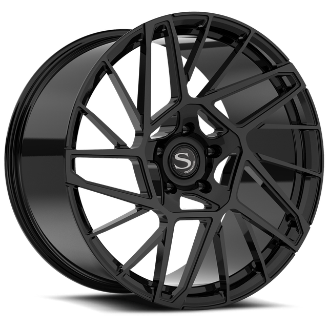 Savini R6 in brushed · gloss black with double dark tint