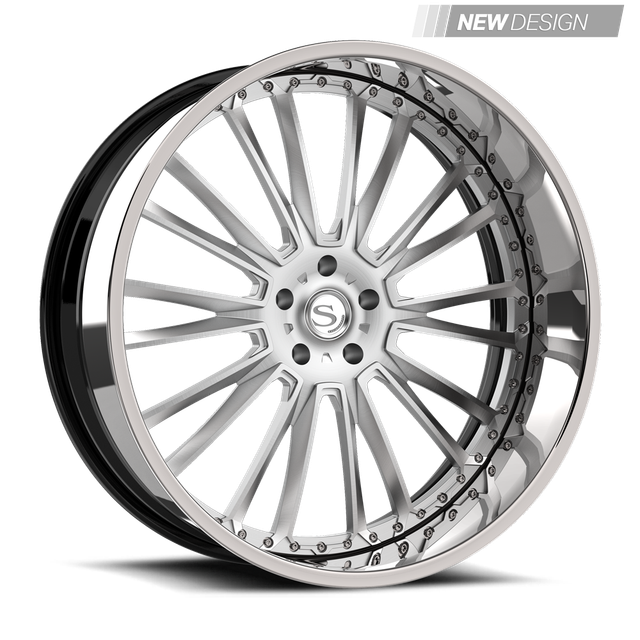 Savini SD-46 in brushed with chrome lip