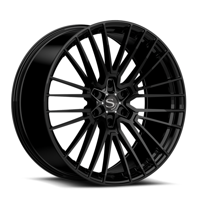 Savini X11 in gloss black / brushed double dark tint · brushed / high polished accent