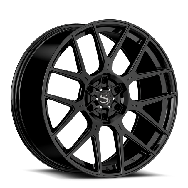 Savini X12 in gloss black / brushed double dark tint · brushed / high polished accent