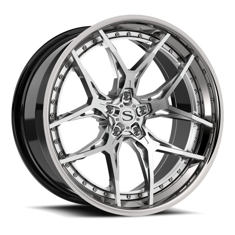 Savini SP-22L in brushed with chrome lip